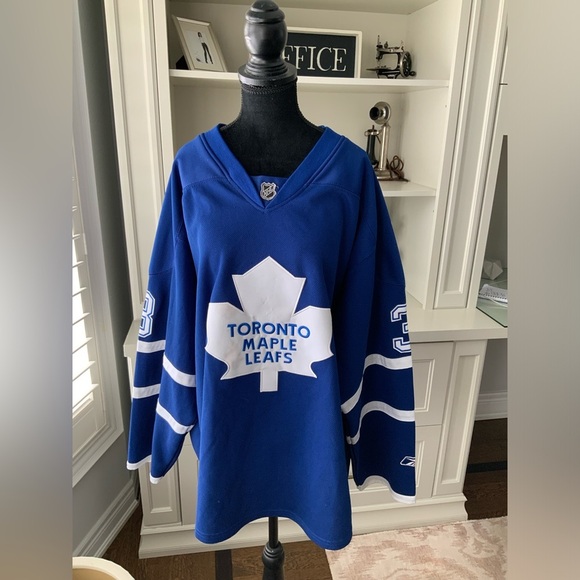 Vintage RBK CCM TORONTO MAPLE LEAFS Mens Hockey NHL Jersey #3 Phaneuf Size XL - Picture 16 of 16